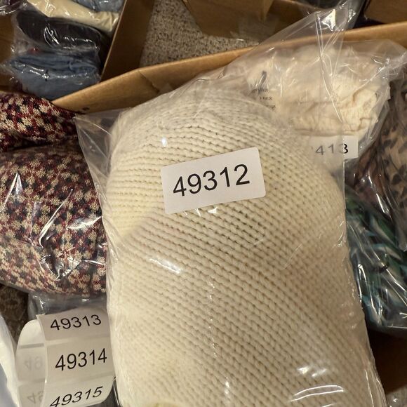 Handmade  Cardigan Women M Medium Beige Floral Open Front Long Sleeve Knit - Picture 5 of 5